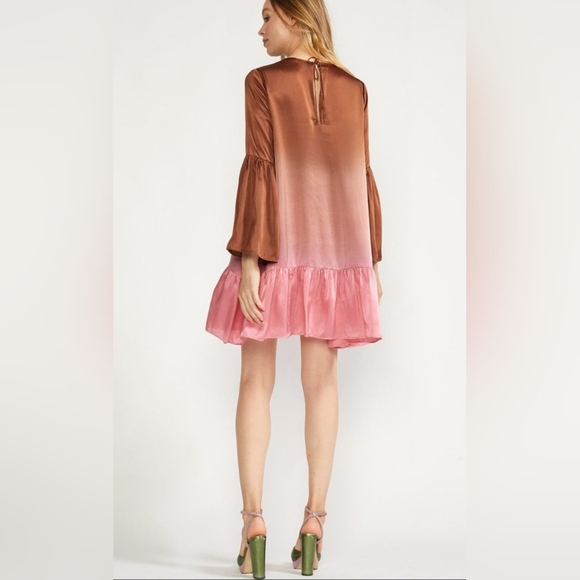Cynthia Rowley Siena Ombre Swing Silk Dress - Picture 11 of 11